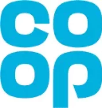 Co op logo aqua blue